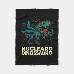 Nuclearo Dinossauro - Lustige italienische Brainro Fleecedecke