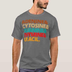 Nucleobases Biology Teacher DNA Biologe T-Shirt