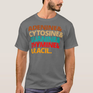 Nucleobases Biology Teacher DNA Biologe T-Shirt