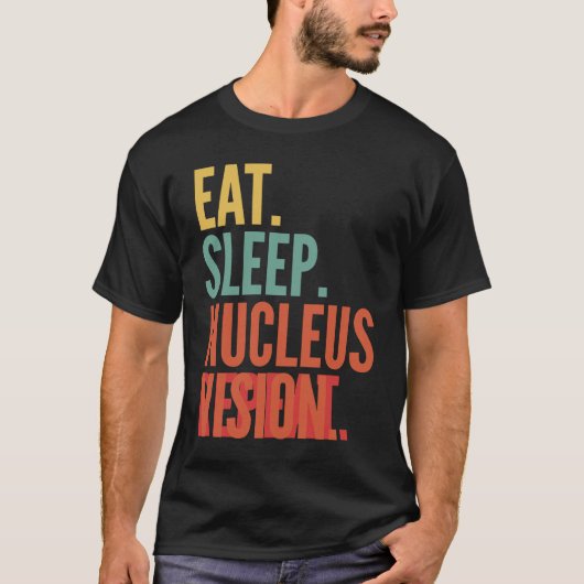 Nucleus Vision Crypto essen Schlaf Nucleus Vision T-Shirt (Vorderseite)