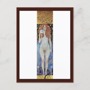Nuda Veritas von Klimt Gustav Postkarte