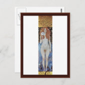 Nuda Veritas von Klimt Gustav Postkarte (Vorne/Hinten)