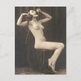 Nude Woman French Postcard Postkarte