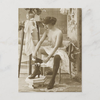 Nude Woman French Postcard Postkarte