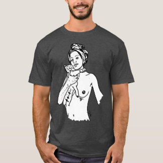 NUDEART von der Katze domestiziert T-Shirt