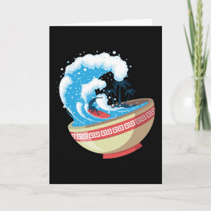 Nudel Anime Manga Lustig Süß Japan Otaku Outfit Karte