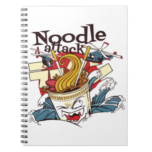 Nudel-Attack Notizblock
