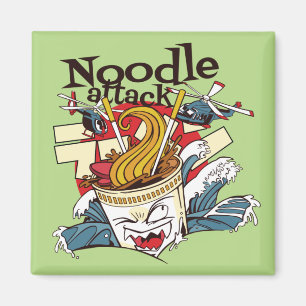 Nudel-Attacke Magnet