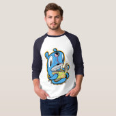 Nudel-Bär liest T-Shirt (Vorne ganz)