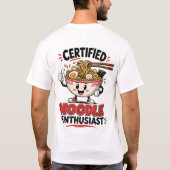 Nudel-Enthusiast T-Shirt (Rückseite)
