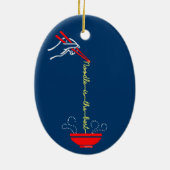 Nudel ist das Beste Keramikornament (Hinten)