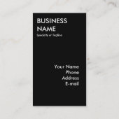 Nudel ist das Beste Visitenkarte (Rückseite)