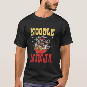 Nudel-Ninja-Nudeln Suppen-Schale T-Shirt