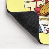 Nudelangriff Mousepad (Ecke)