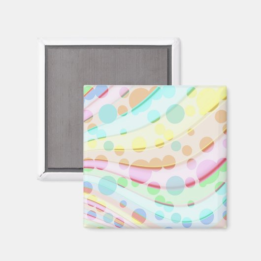 Nudelblase im Hintergrund drehen Magnet (Vorderseite/Rückseite)