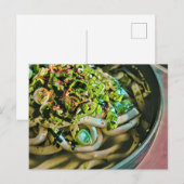 Nudelfan-Design Postkarte (Vorne/Hinten)