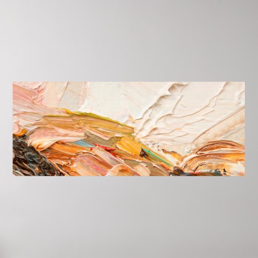 Nudelfarben und Reliefs aus Nudelöl. Primärprotoko Poster (Vorne)