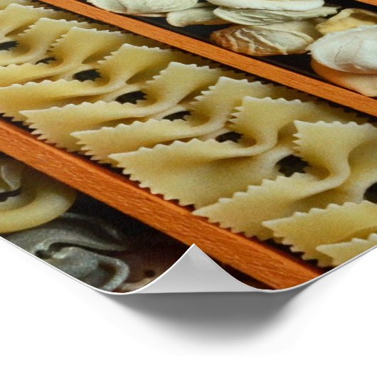 Nudelfoto Poster (Ecke)