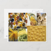 Nudelgerichte italienischer Küche Postkarte (Vorne/Hinten)