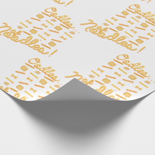 Nudeln Geschenkpapier (Ecke)
