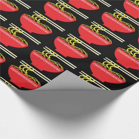 Nudeln Geschenkpapier (Ecke)