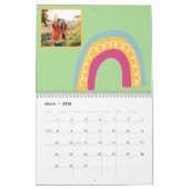 Nudeln Girl Regenbogen Foto personalisiert Kalender (Mär 2026)