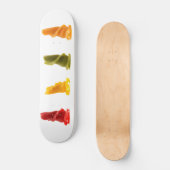 Nudeln in gemischter Form Skateboard (Vorderseite)