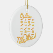 Nudeln Keramik Ornament (Rechts)