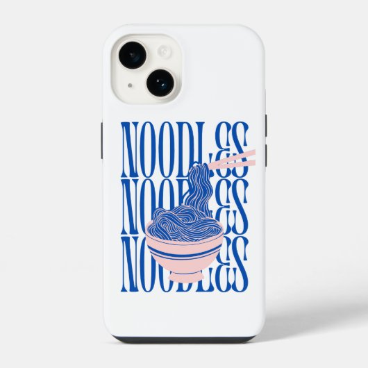 Nudeln Kreative Kunst iPhone Hülle (Rückseite)