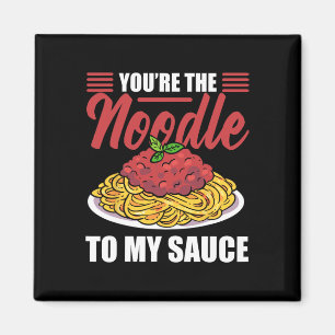 Nudeln lieben Valentinstag Ich liebe Pasta  Magnet