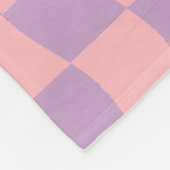 Nudeln Lila rosa Einfache Wavy-Karton Fleecedecke (Ecke)