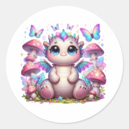 Nudeln Runder Aufkleber