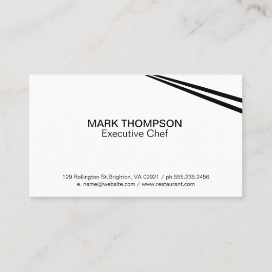 Nudeln und Sauce in einer Schüssel Visitenkarte (Rückseite)