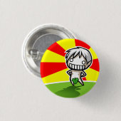 Nudey Narugi Sonnenaufgang-Knopf Button (Vorne & Hinten)