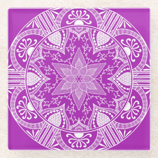 NudiBrana Mandala Glasuntersetzer (Vorderseite)