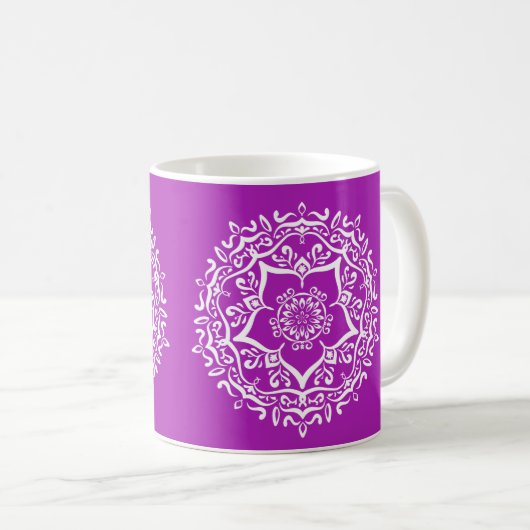NudiBrana Mandala Kaffeetasse (VorderseiteRechts)