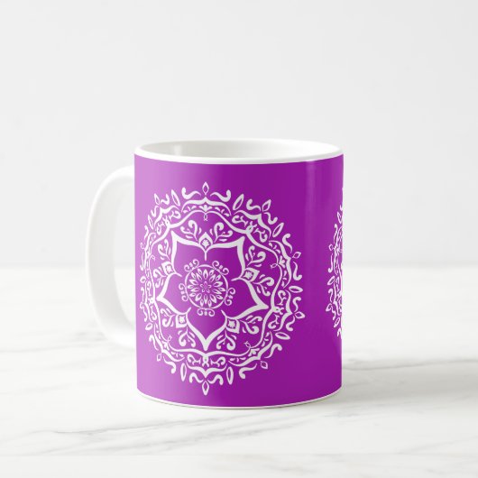 NudiBrana Mandala Kaffeetasse (Vorderseite Links)