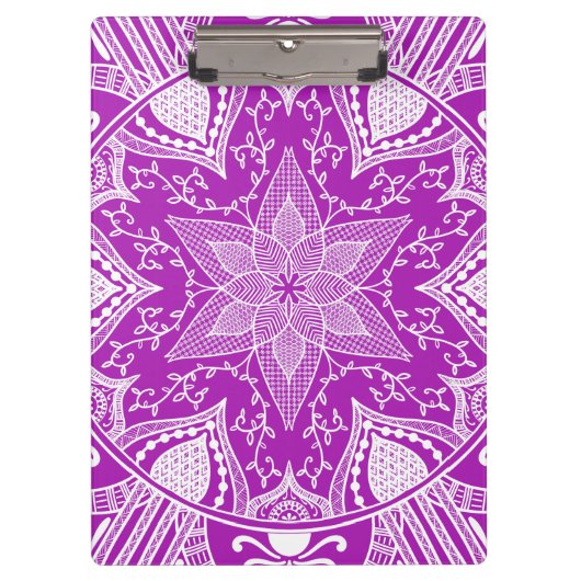 NudiBrana Mandala Klemmbrett (Vorderseite)