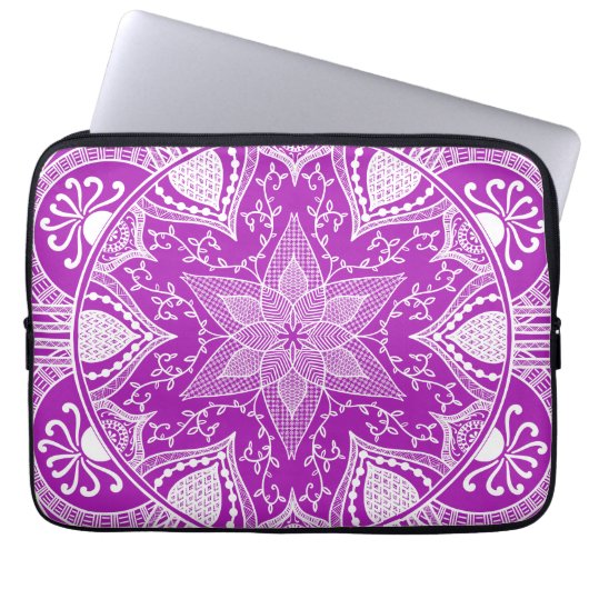 NudiBrana Mandala Laptopschutzhülle (Vorderseite)