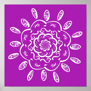 NudiBrana Mandala Poster