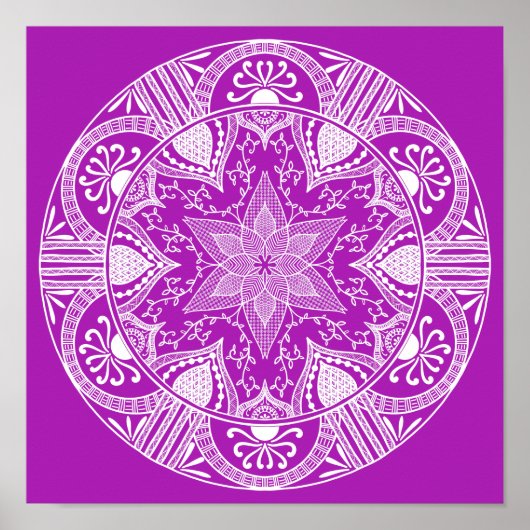 NudiBrana Mandala Poster (Vorne)
