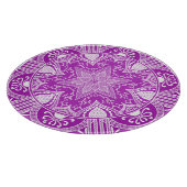 NudiBrana Mandala Schneidebrett (Ecke)