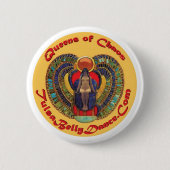 nudie Königinknopf oder -aufkleber Button (Vorderseite)