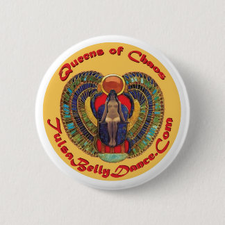 nudie Königinknopf oder -aufkleber Button