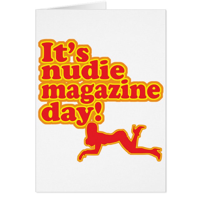 Nudie Zeitschrift-Tag! (Vorne)