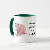 Nudist-Ratte Tasse (Vorderseite Links)