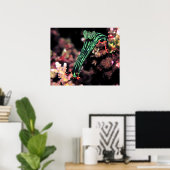 Nudizweig geht nach unten poster (Heimbüro)