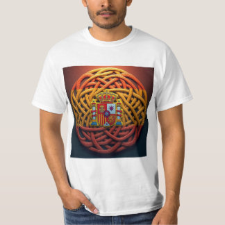 Nudo Celta con Colores de la Bandera de España T-Shirt