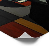 NUES Kubistischer Abstract 2 Poster (Ecke)