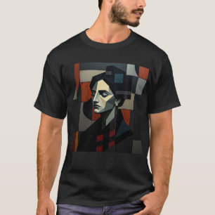 NUES Kubistischer Abstract 2 T-Shirt